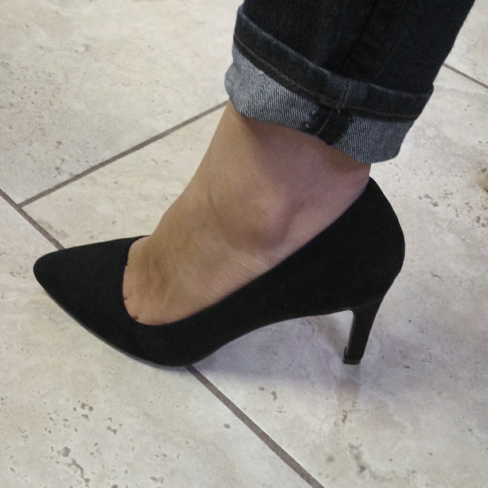 Black Suede Heels